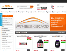 Tablet Screenshot of fitnessobchod.com